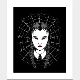 Wednesday Addams Web Posters and Art